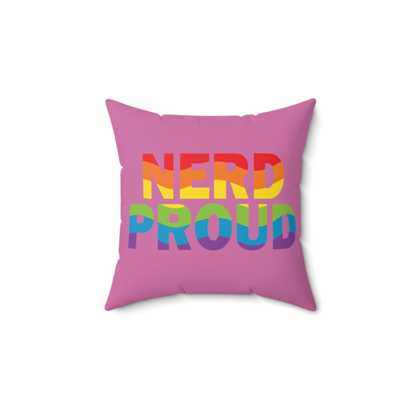 "Nerd Proud" Square Pillow