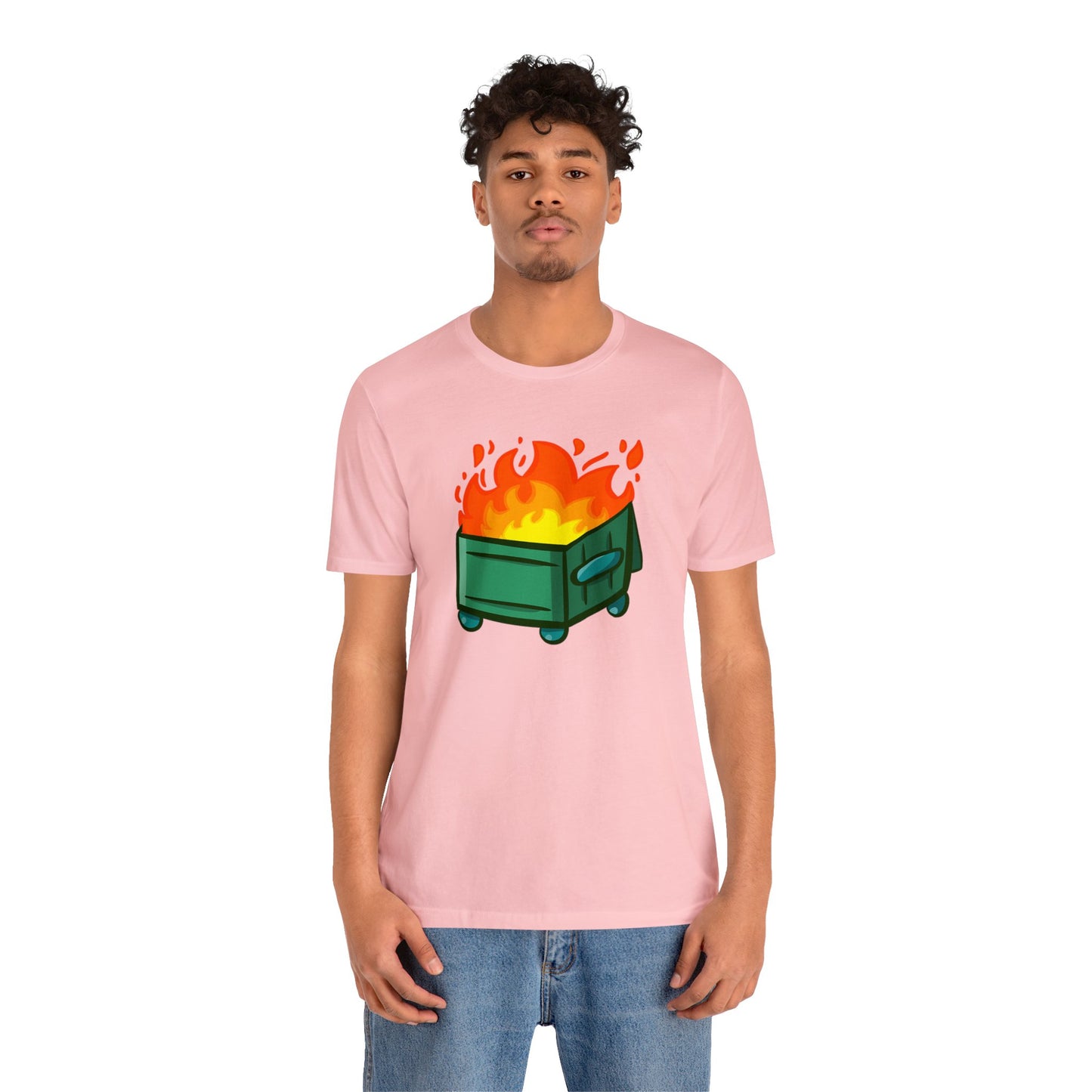 "Dumpster Fire" - Unisex Jersey Short Sleeve Tee (Multiple Color Options)