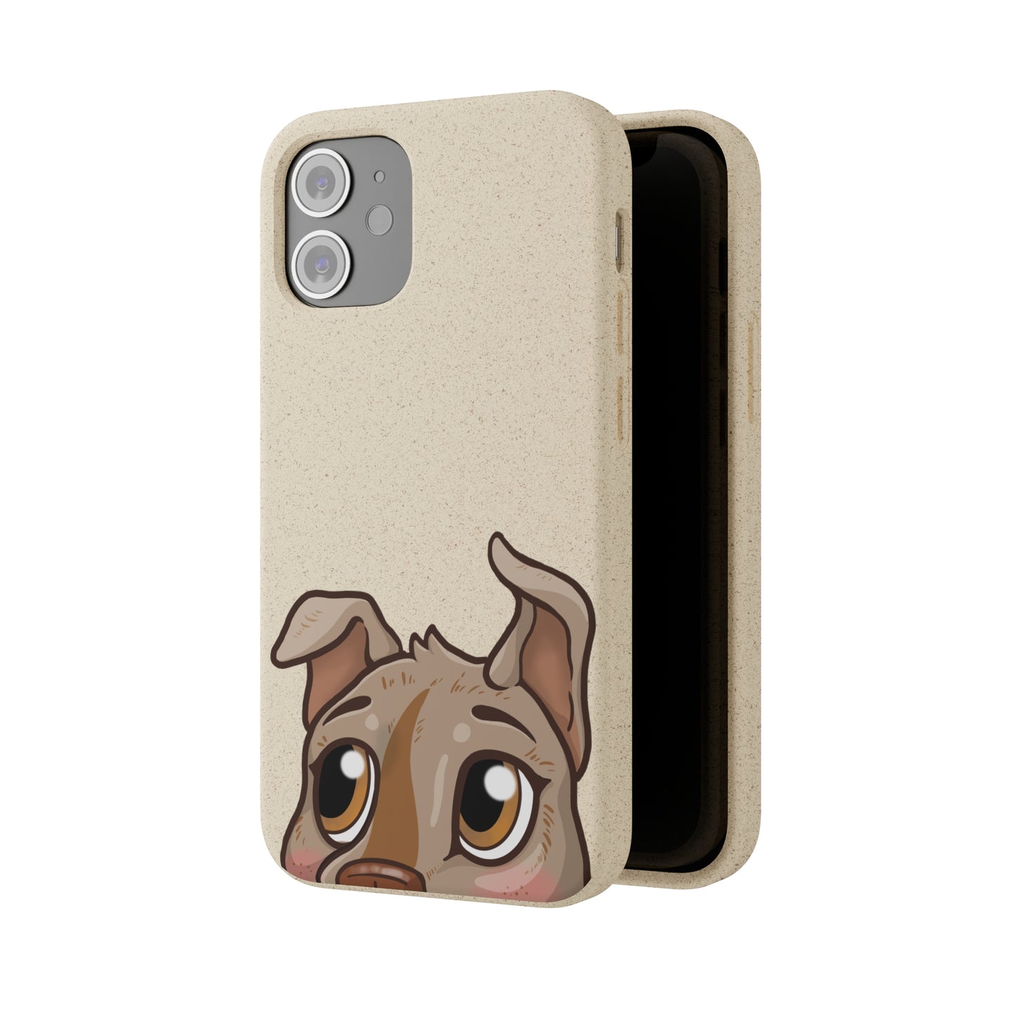 "Puppy Peek" - Phone Case