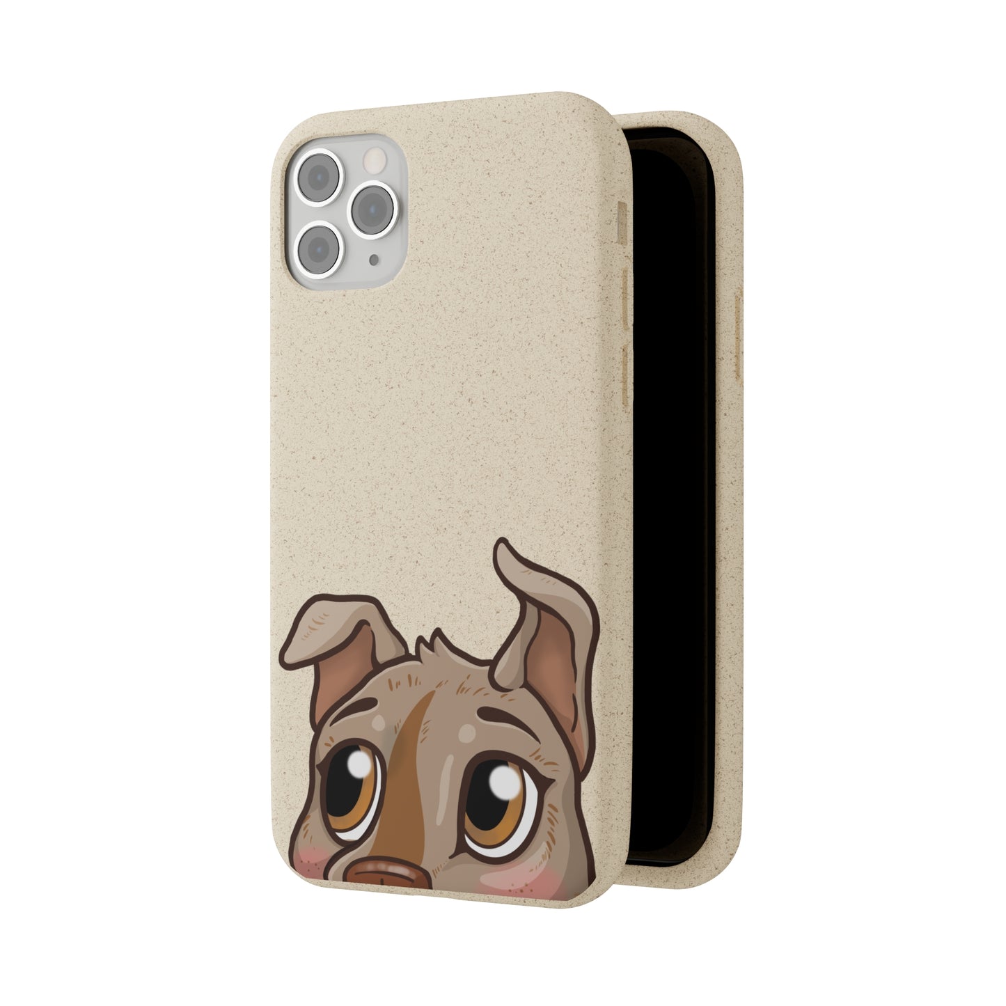 "Puppy Peek" - Phone Case