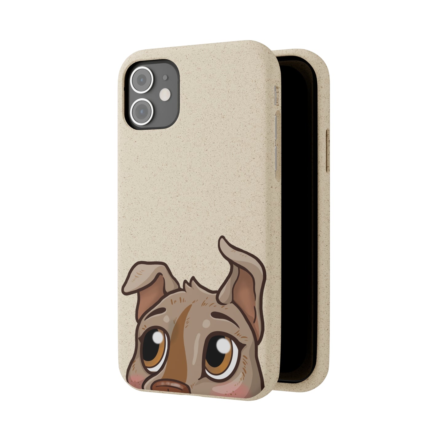 "Puppy Peek" - Phone Case