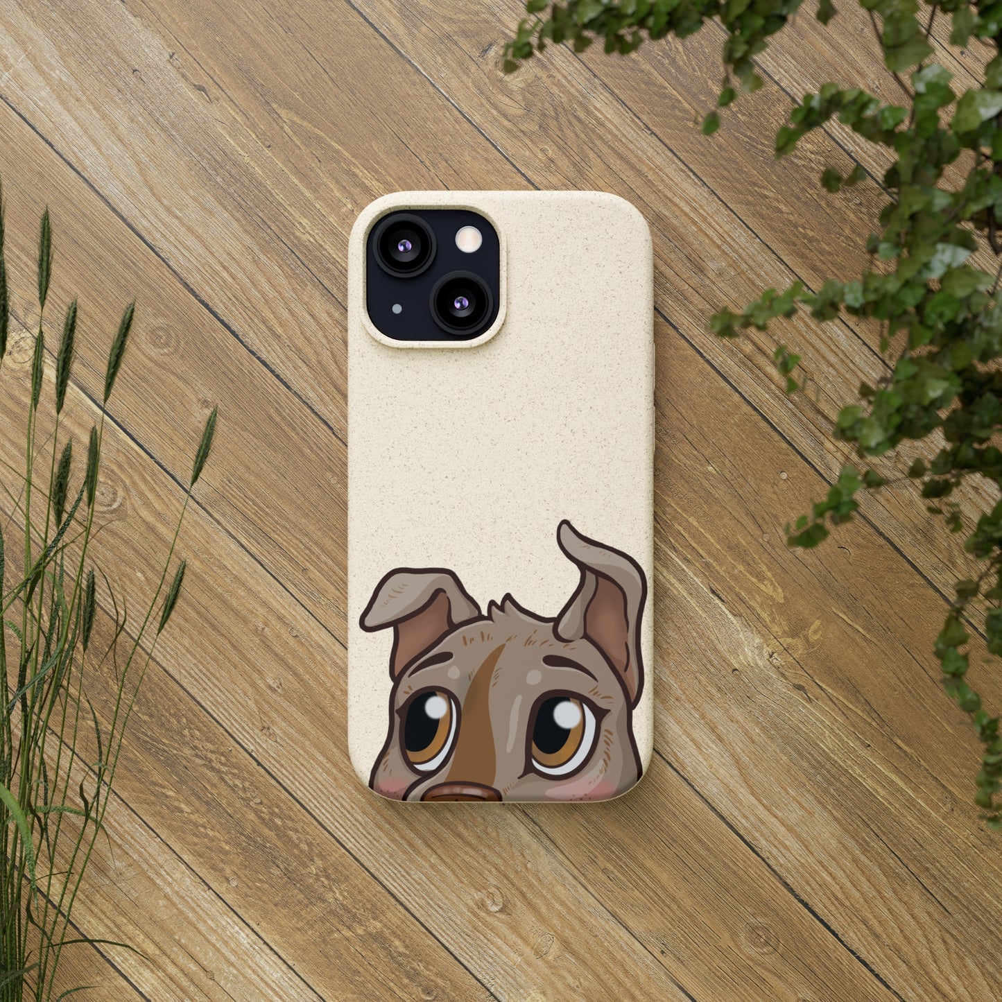 "Puppy Peek" - Phone Case