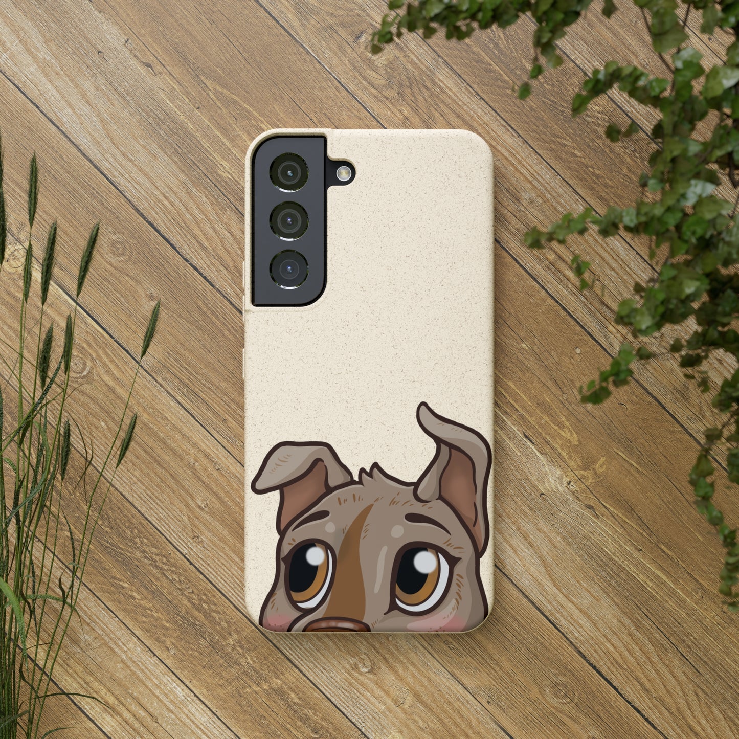 "Puppy Peek" - Phone Case