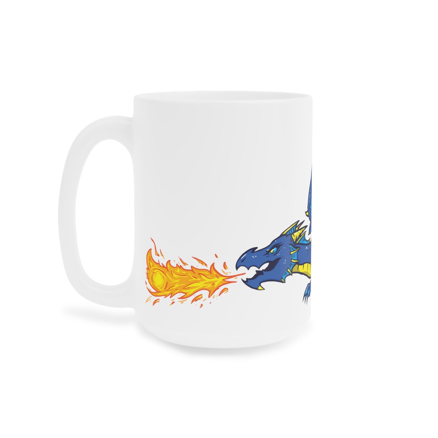 "Dragon (Blue)" - Ceramic Mugs (11oz/15oz/20oz)