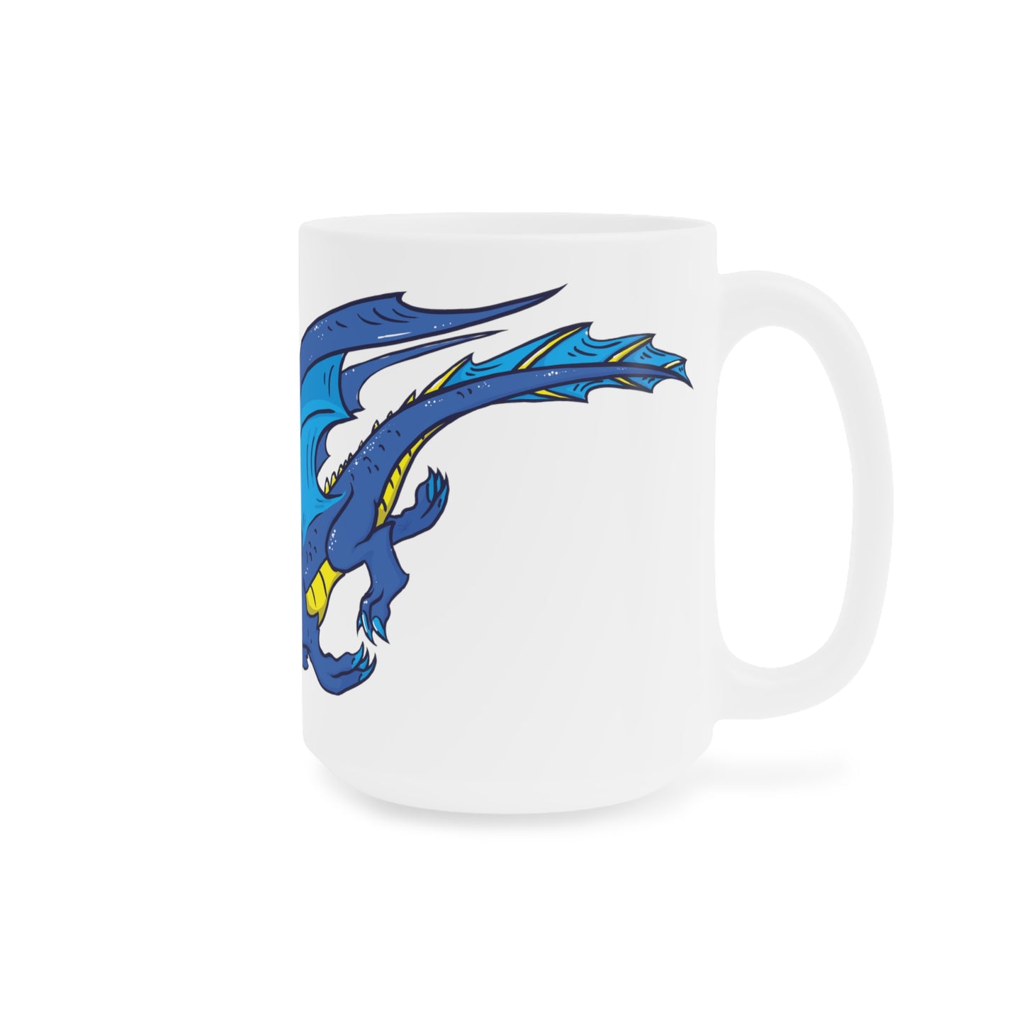 "Dragon (Blue)" - Ceramic Mugs (11oz/15oz/20oz)