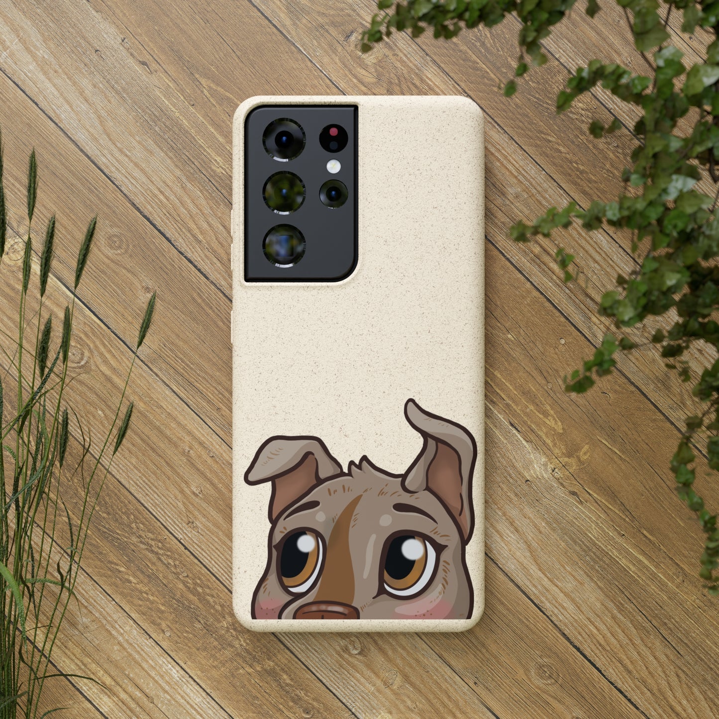 "Puppy Peek" - Phone Case